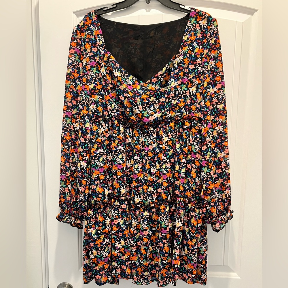 Trendy Boutique Multicolor Floral Dress